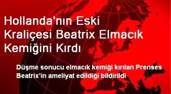 Hollanda'nın Eski Kraliçesi Beatrix Elmacık Kemiğini Kırdı