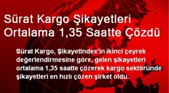 Sürat Kargo Şikayetleri Ortalama 1,35 Saatte Çözdü