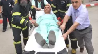 İnegöl Devlet Hastanesi'nde Yangın Tatbikatı