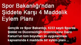 Spor Bakanlığı'ndan Şiddete Karşı 4 Maddelik Eylem Planı