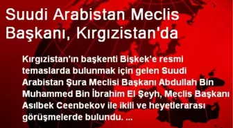 Suudi Arabistan Meclis Başkanı, Kırgızistan'da