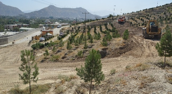 Merhum Burhaneddin Rabbani Anıt Mezar Yolu Yapımına Başlandı