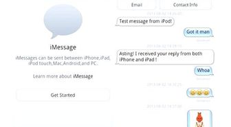 Şimdi de 'çakma' iMessage