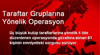 Taraftar Gruplarına Yönelik Operasyon