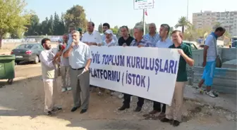 İzmir'de Metro Protestosu