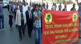 Şanlıurfa'da BDP'den 'Yeni Anayasa' Yürüyüşü