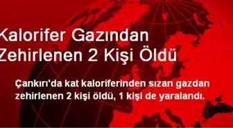 Kalorifer Gazından Zehirlenen 2 Kişi Öldü