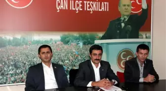 MHP Çan İlçe Başkanlığı'ndan Demokratikleşme Paketine Tepki