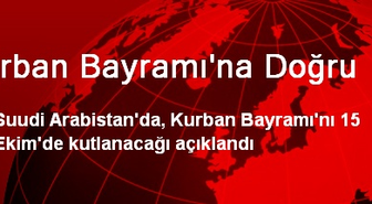 Kurban Bayramı'na Doğru