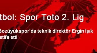 Futbol: Spor Toto 2. Lig