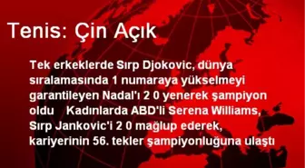 Tenis: Çin Açık