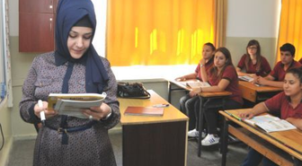 Başörtülü ilk ders