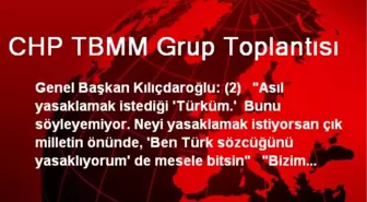 CHP TBMM Grup Toplantısı