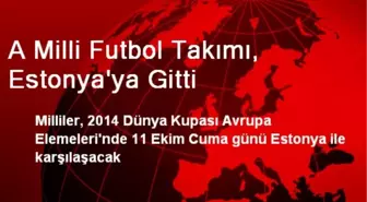 A Milli Futbol Takımı, Estonya'ya Gitti