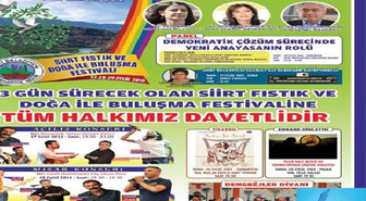 Siirt Fıstık ve Doğa İle Buluşma Festivali VAN TV'de