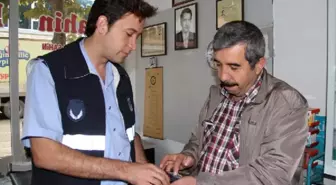 Belediye, Seyyar Pos Cihazıyla Doğalgaz Abonesi Yapıyor