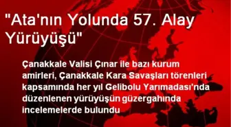 'Ata'nın Yolunda 57. Alay Yürüyüşü'