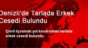 Denizli'de Tarlada Erkek Cesedi Bulundu