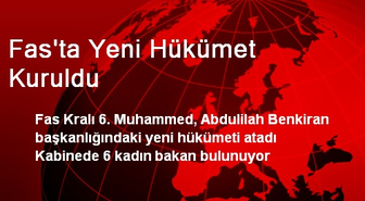 Fas'ta Yeni Hükümet Kuruldu