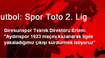 Futbol: Spor Toto 2. Lig