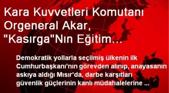 Kara Kuvvetleri Komutanı Orgeneral Akar, 'Kasırga'Nın Eğitim Atışını Denetledi