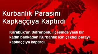 Kurbanlık Parasını Kapkaççıya Kaptırdı