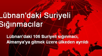 Lübnan'daki Suriyeli Sığınmacılar