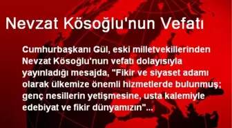 Nevzat Kösoğlu'nun Vefatı
