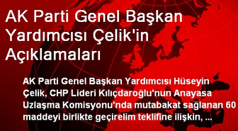 AK Parti Genel Başkan Yardımcısı Çelik'in Açıklamaları