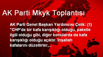 AK Parti Mkyk Toplantısı