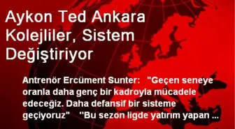 Aykon TED Ankara Kolejliler Yoğun Bir Döneme Giriyor