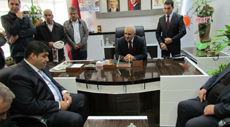 AK Parti Tuşba Belediye Başkan Aday Adayı Süleyman Can, AK Parti Tuşba İlçe Başkanlığını Ziyaret...