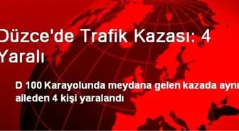 Düzce'de Trafik Kazası: 4 Yaralı