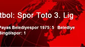 Futbol: Spor Toto 3. Lig