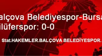 Balçova Belediyespor-Bursa Nilüferspor: 0-0