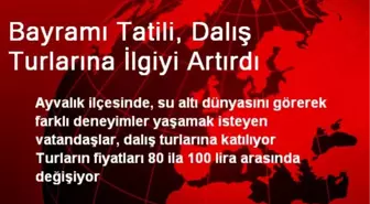 Bayramı Tatili, Dalış Turlarına İlgiyi Artırdı