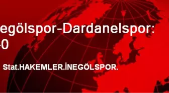 İnegölspor-Dardanelspor: 2-0