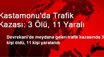 Kastamonu'da Trafik Kazası: 3 Ölü, 11 Yaralı