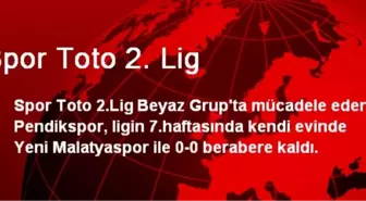 Pendikspor-Yeni Malatyaspor Maçı Berabere Kaldı