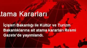 Atama Kararları Resmi Gazete'de Yayımlandı