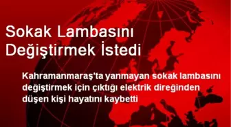 Sokak Lambasını Değiştirmek İstedi