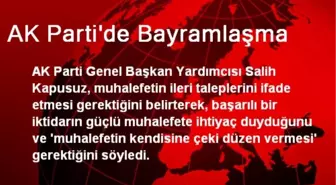 AK Parti'de Bayramlaşma