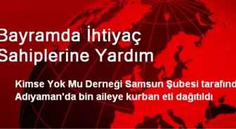 Bayramda İhtiyaç Sahiplerine Yardım