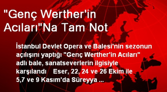 'Genç Werther'in Acıları'na Tam Not