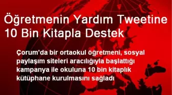 Öğretmenin Yardım Tweetine 10 Bin Kitapla Destek