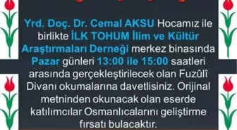 İlk Tohum Derneğinden Kültür Faaliyetleri