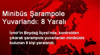 Minibüs Şarampole Yuvarlandı: 8 Yaralı