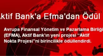 Aktif Bank'a Efma'dan Ödül