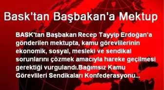 Bask'tan Başbakan'a Mektup