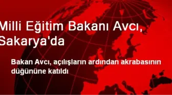 Milli Eğitim Bakanı Avcı, Sakarya'da